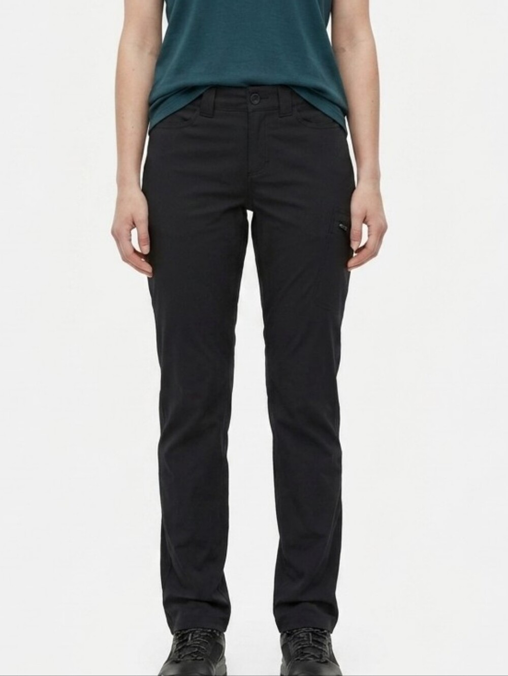 Eddie Bauer First Ascent Guide Pro Pants Womens 6 Black Stretch Hiking Trail